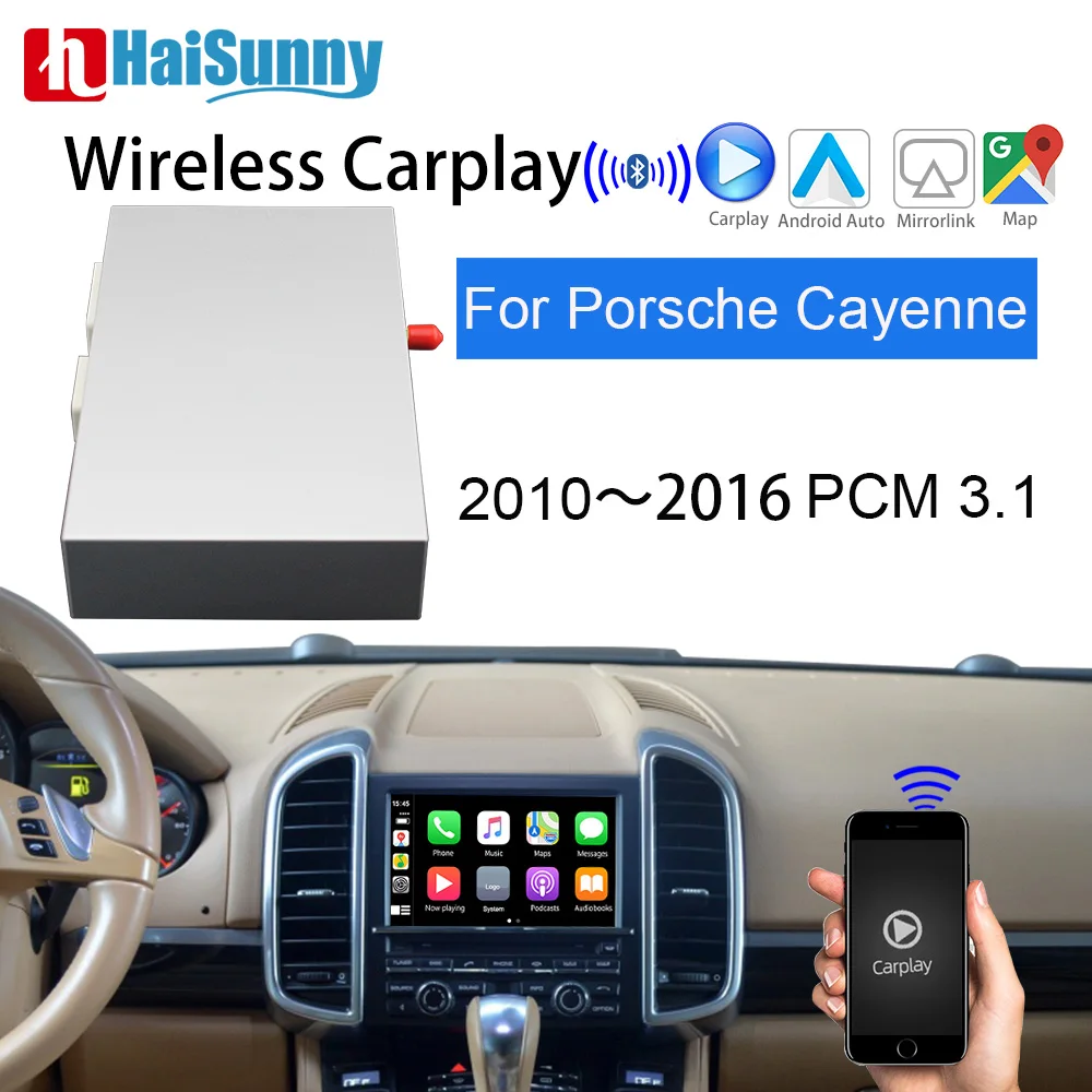 Wireless CarPlay For Porsche Cayenne Support Upgrade Original Screen GPS Navigation MuItimedia Android Auto Car play PCM 3.1
Wireless CarPlay For Porsche Cayenne Support Upgrade Original Screen GPS Navigation MuItimedia Android Auto Car play PCM 3.1