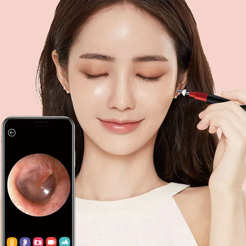Cleaning Tool Inspection Camera Home Ear Otoscope Lightweight WIFI LED Lighting Useful Professional Portable Wireless Earwax HD
Cleaning Tool Inspection Camera Home Ear Otoscope Lightweight WIFI LED Lighting Useful Professional Portable Wireless Earwax HD