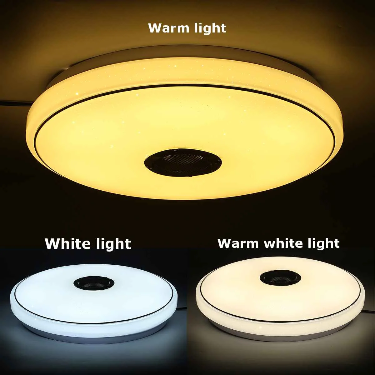 Home 72W Music Led Ceiling Light Lamp RGB Flush Mount Round Music APP bluetooth Speaker Smart Ceiling Lamp With Remote Control
Home 72W Music Led Ceiling Light Lamp RGB Flush Mount Round Music APP bluetooth Speaker Smart Ceiling Lamp With Remote Control