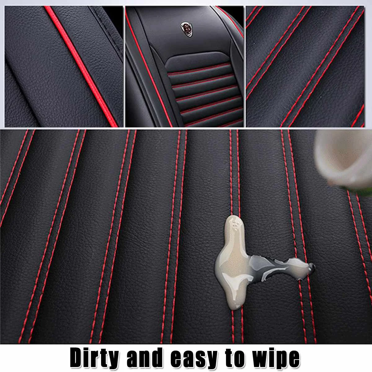 1 PC Universal Car Seat Covers PU Leather For Hyundai For Audi For Mitsubishi For Mercede Protect Summer Winter No Slip Styling
1 PC Universal Car Seat Covers PU Leather For Hyundai For Audi For Mitsubishi For Mercede Protect Summer Winter No Slip Styling