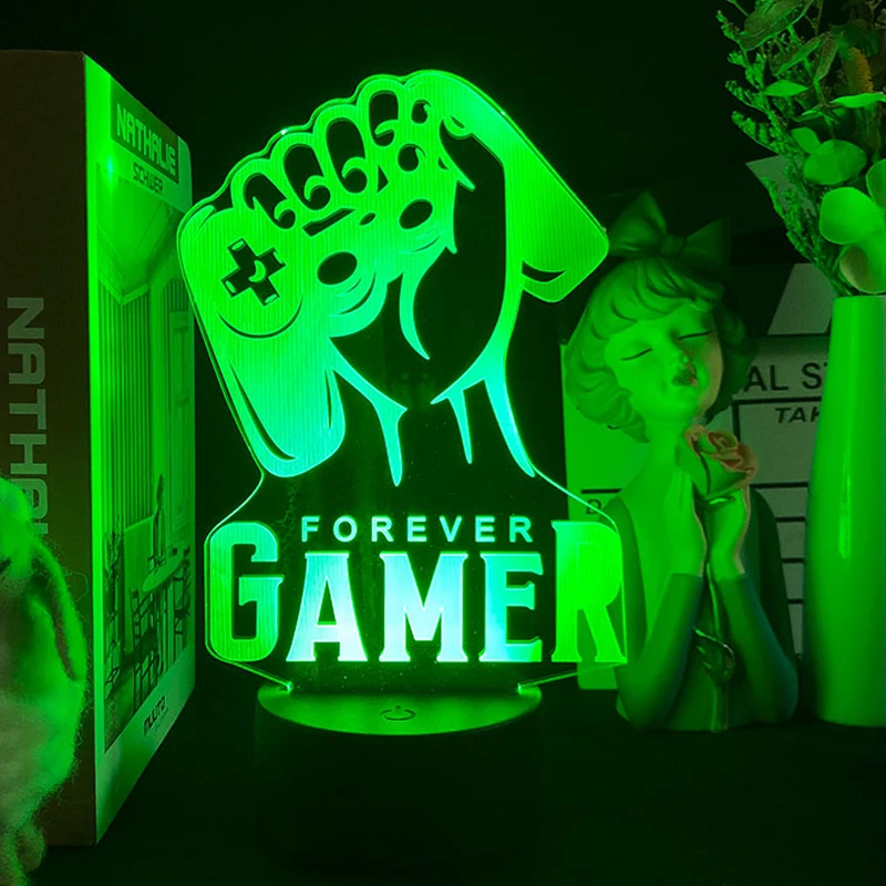 3D Night Light Lamp Gaming Room Desk Setup Decor table Game Console Icon Logo Sensor Light Kids Child Bedside Gift Birthday Xmas
3D Night Light Lamp Gaming Room Desk Setup Decor table Game Console Icon Logo Sensor Light Kids Child Bedside Gift Birthday Xmas