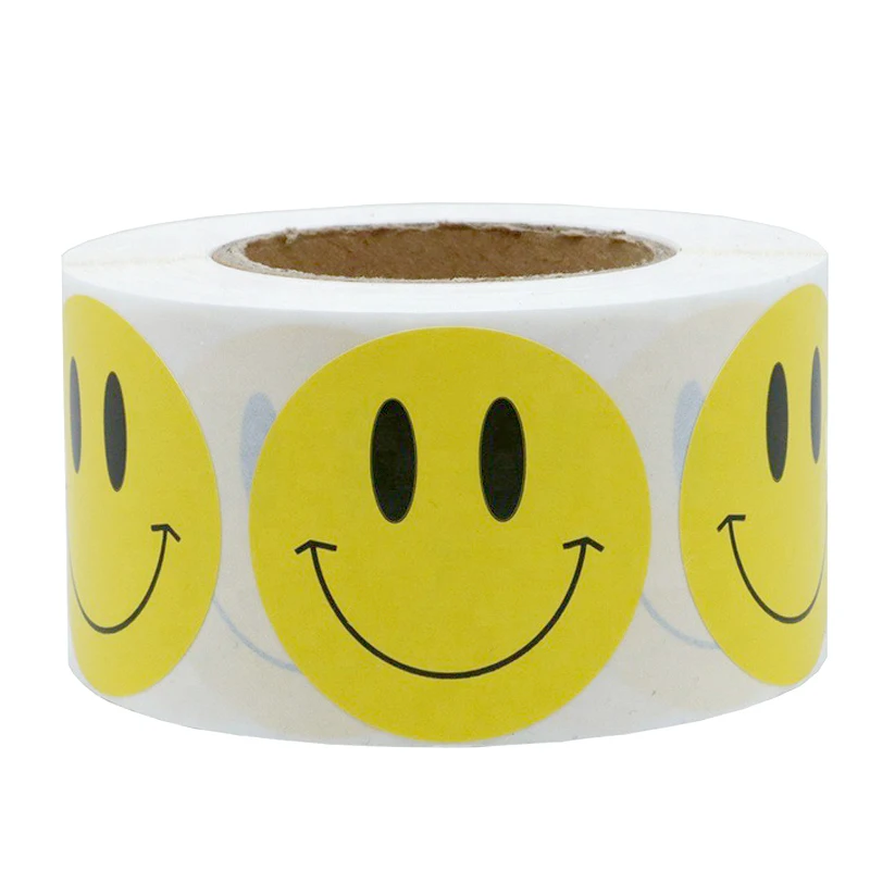 500 pieces 1 inch / 2.5cm smiley face roll sticker office stationery label seal paste yellow smiley face expression sticker
500 pieces 1 inch / 2.5cm smiley face roll sticker office stationery label seal paste yellow smiley face expression sticker
