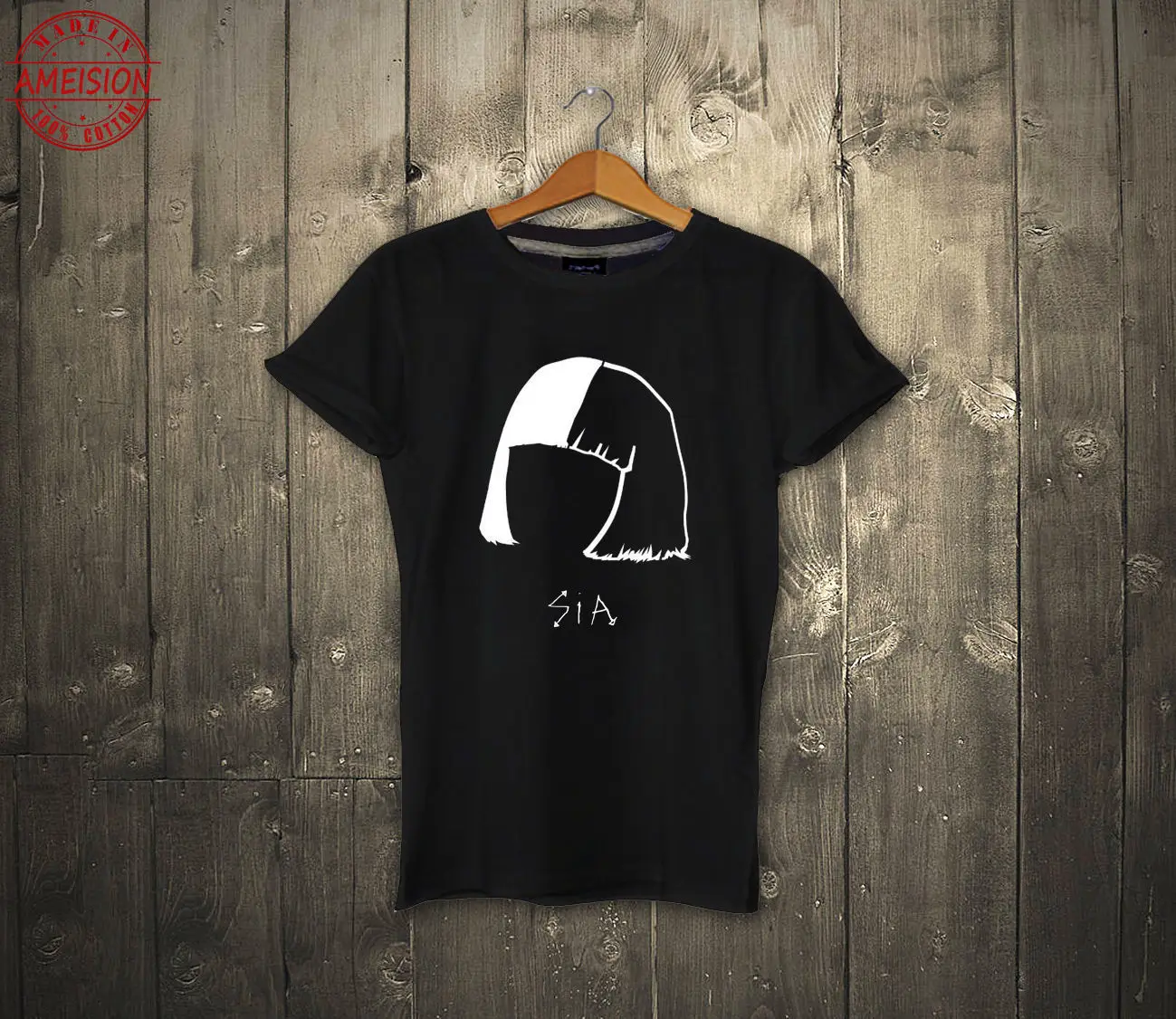 Sia T-shirt Music 100% Cotton Sia T-shirt Sia Kate Isobelle Furler Tee Cool Casual pride t shirt men New Fashion Short Print 
Sia T-shirt Music 100% Cotton Sia T-shirt Sia Kate Isobelle Furler Tee Cool Casual pride t shirt men New Fashion Short Print