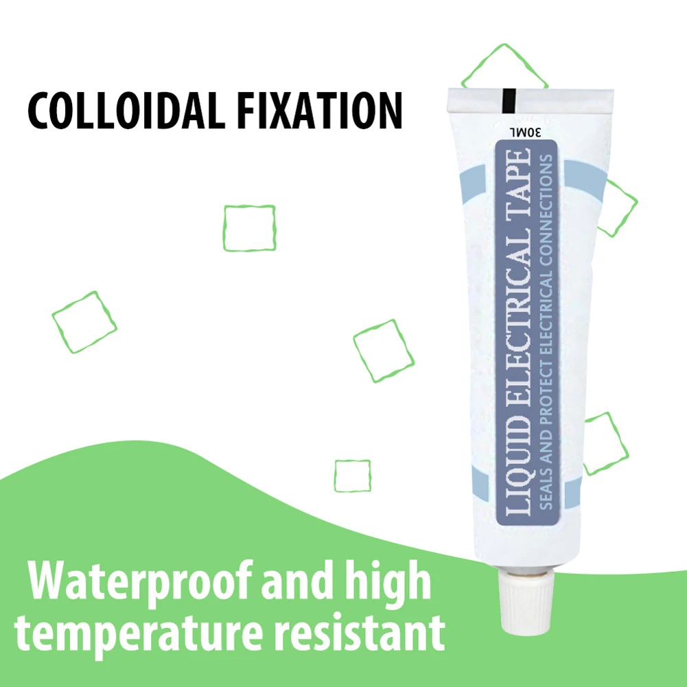 Liquid Insulation Glue Electrical Sealant Tape Paste Waterproof Anti UV Fast Dry Lamp Board Electronic Sealant No Corrosion NEW
Liquid Insulation Glue Electrical Sealant Tape Paste Waterproof Anti UV Fast Dry Lamp Board Electronic Sealant No Corrosion NEW
