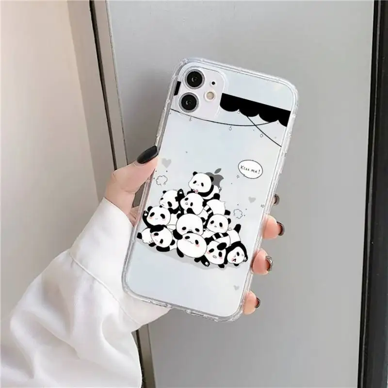 Lucu Kartun Panda Phone Case Transparent for iPhone 11 12 mini pro XS MAX 8 7 6 6S Plus X 5S SE 2020 XR
Lucu Kartun Panda Phone Case Transparent for iPhone 11 12 mini pro XS MAX 8 7 6 6S Plus X 5S SE 2020 XR