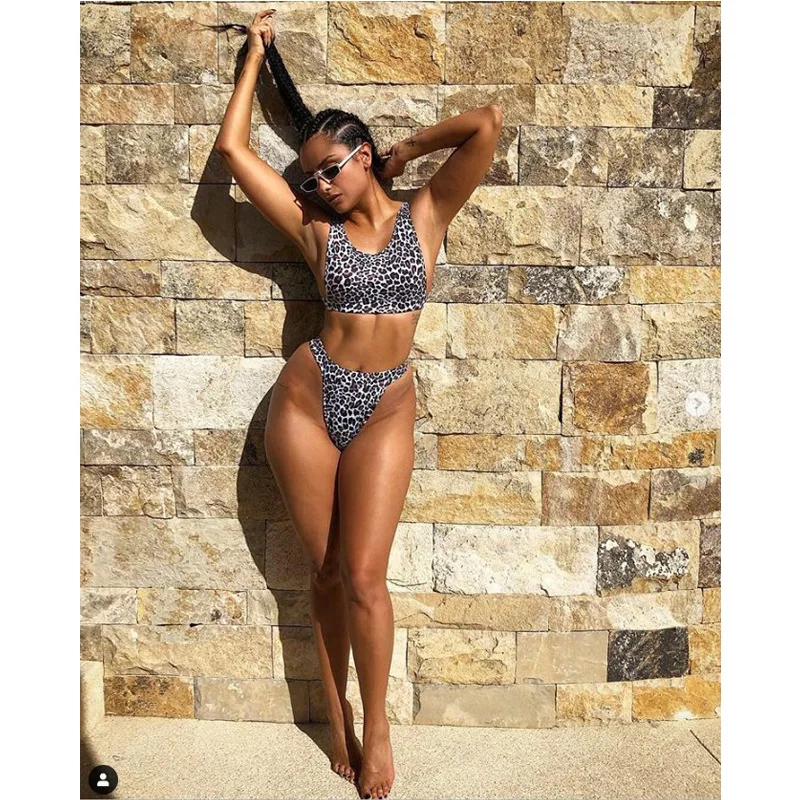 2019 Popular European and American Internet Celebrity Sexy Swimsuit Digital Printing Leopard Print Two-Piece Women's Wholesale
2019 Popular European and American Internet Celebrity Sexy Swimsuit Digital Printing Leopard Print Two-Piece Women's Wholesale