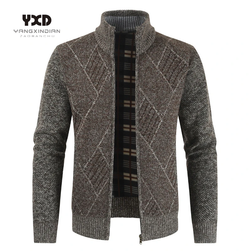 Men's Clothing Cotton lining Man Sweater Mens Business Casual Cardigans Knitted winter jacket Mans clothes Men Coat Male Outwear
Men's Clothing Cotton lining Man Sweater Mens Business Casual Cardigans Knitted winter jacket Mans clothes Men Coat Male Outwear