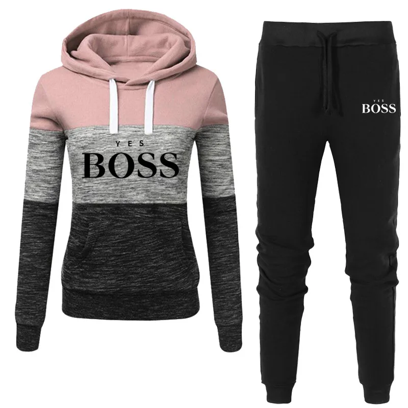 2021 Autumn Winter Hot Brand Yes Boss Two Pieces Sets Thick Hoodies Tracksuit Women Sportswear Gyms Fitness Training Sweatshirts
2021 Autumn Winter Hot Brand Yes Boss Two Pieces Sets Thick Hoodies Tracksuit Women Sportswear Gyms Fitness Training Sweatshirts