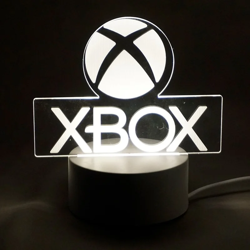 Gaming Room Desk Setup Decor Table Game Console Icon Logo Sensor Light Kids Child Bedside Gift Birthday Xmas Lamp 3D Night Light
Gaming Room Desk Setup Decor Table Game Console Icon Logo Sensor Light Kids Child Bedside Gift Birthday Xmas Lamp 3D Night Light