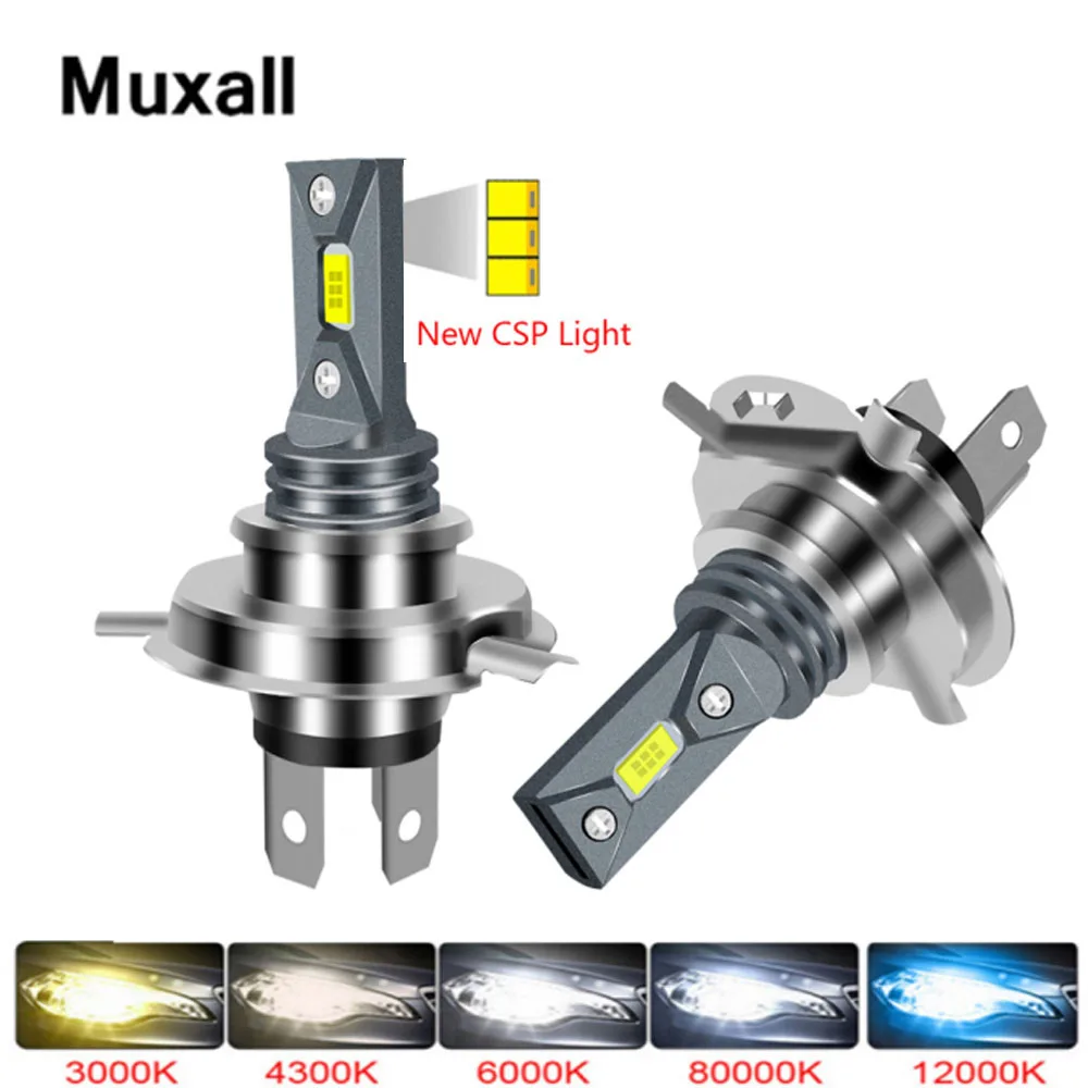 Muxall New 2Pcs 16000LM Headlamp H4 H6 H7 HB3 HB4 9005 9006 H8 H11 H3 Moto Bulb 12V 24V Auto LED Motorcycle HeadLight Fog Lamp
Muxall New 2Pcs 16000LM Headlamp H4 H6 H7 HB3 HB4 9005 9006 H8 H11 H3 Moto Bulb 12V 24V Auto LED Motorcycle HeadLight Fog Lamp