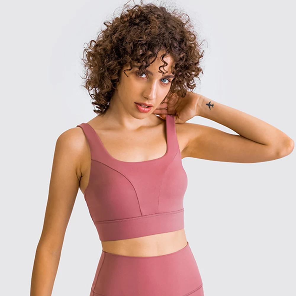 Спортивный бюстгальтер с глубоким круглым вырезом для женщин, ударные топы для йоги с открытой спиной, эластичные дышащие мягкие бюстгальт... 
Спортивный бюстгальтер с глубоким круглым вырезом для женщин, ударные топы для йоги с открытой спиной, эластичные дышащие мягкие бюстгальт...
