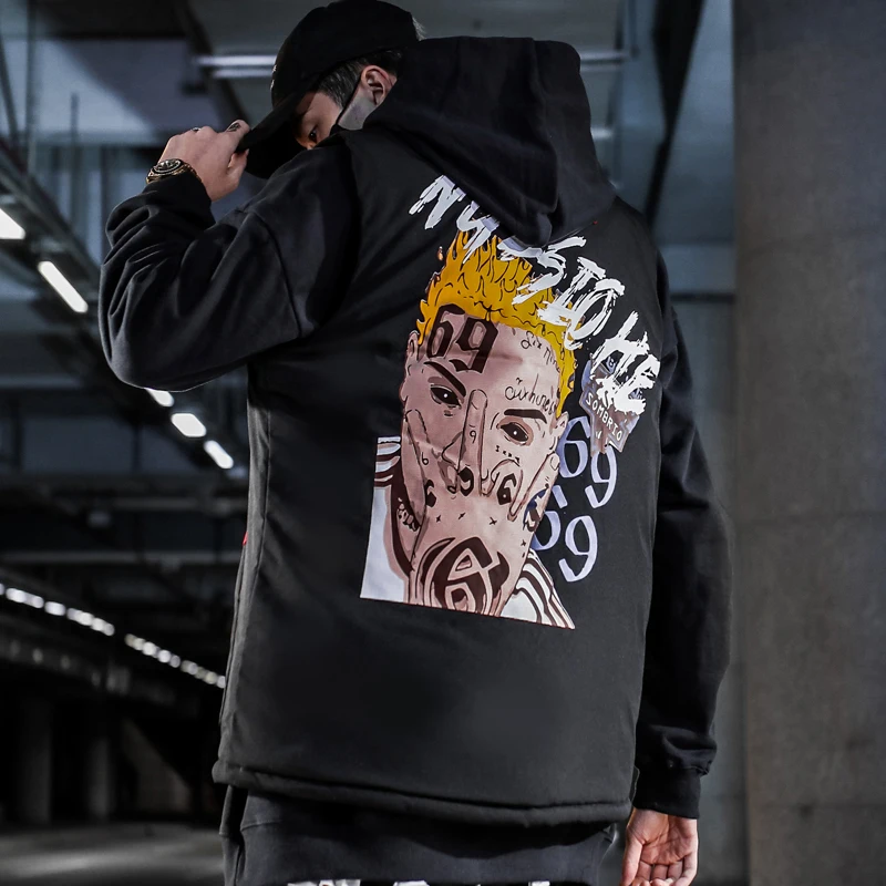 Men Winter New Fashion Sleeveless Down Coats Casual Streetwear Hip Hop Fashion Funny Print Harajuku Fleece Outwear Vest Jackets
Men Winter New Fashion Sleeveless Down Coats Casual Streetwear Hip Hop Fashion Funny Print Harajuku Fleece Outwear Vest Jackets