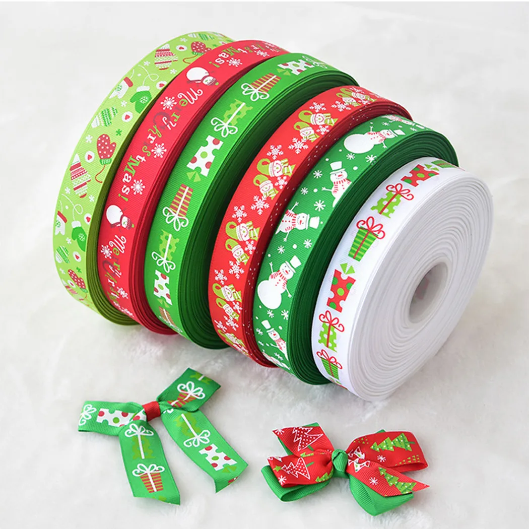 6.5FT 2.5cm Christmas Ribbon Printed Red Green Snowflake Snowman DIY Sewing Gift Wrap Ribbon For Christmas Wedding Decor
6.5FT 2.5cm Christmas Ribbon Printed Red Green Snowflake Snowman DIY Sewing Gift Wrap Ribbon For Christmas Wedding Decor