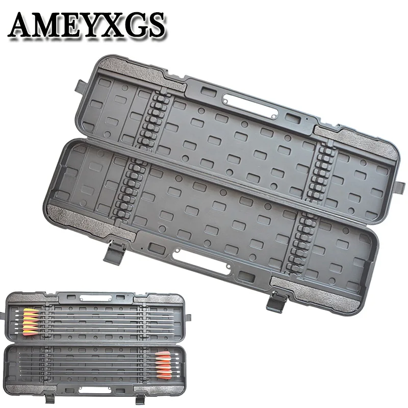 New Archery 89.25*7 cm Arrow Box ABS Hard Shell Box Recurve Bow Compound Bow Accessory for Bow and Arrow Hunting Shooting
New Archery 89.25*7 cm Arrow Box ABS Hard Shell Box Recurve Bow Compound Bow Accessory for Bow and Arrow Hunting Shooting