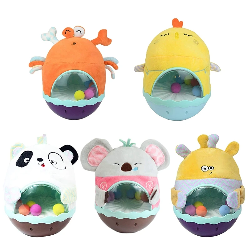 Tumbler Toys Cartoon Baby Roly-Poly Tumbler Toys Infant Rattle Tumbler Mobile Musical Hand Bell Toys for Baby Gifts
Tumbler Toys Cartoon Baby Roly-Poly Tumbler Toys Infant Rattle Tumbler Mobile Musical Hand Bell Toys for Baby Gifts