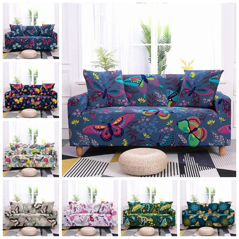 1-4 Seat Stretch Bullerfly Print Polyster Chair Sofa Couch Cover Elastic Slipcover
1-4 Seat Stretch Bullerfly Print Polyster Chair Sofa Couch Cover Elastic Slipcover