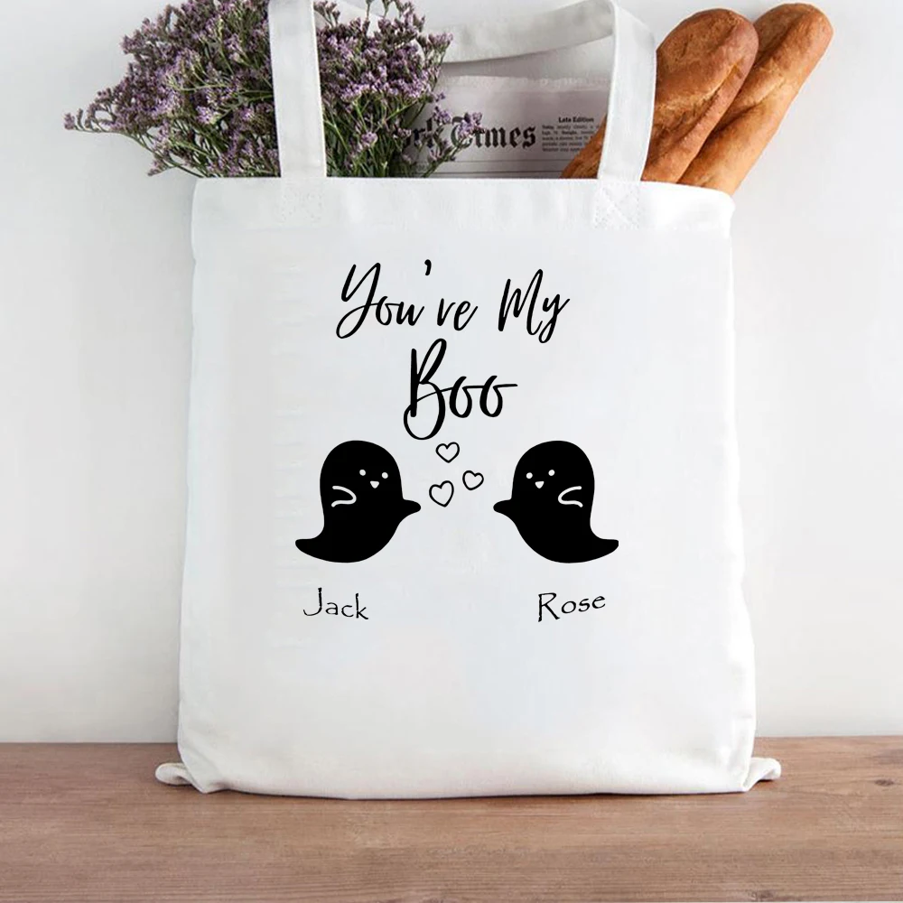 Персонализированная сумка You Are My Boo - Custom с изображением призрака, парусиновая сумка для Хэллоуина, сумка для хранения, красивая сумка-тоут, п...
Персонализированная сумка You Are My Boo - Custom с изображением призрака, парусиновая сумка для Хэллоуина, сумка для хранения, красивая сумка-тоут, п...