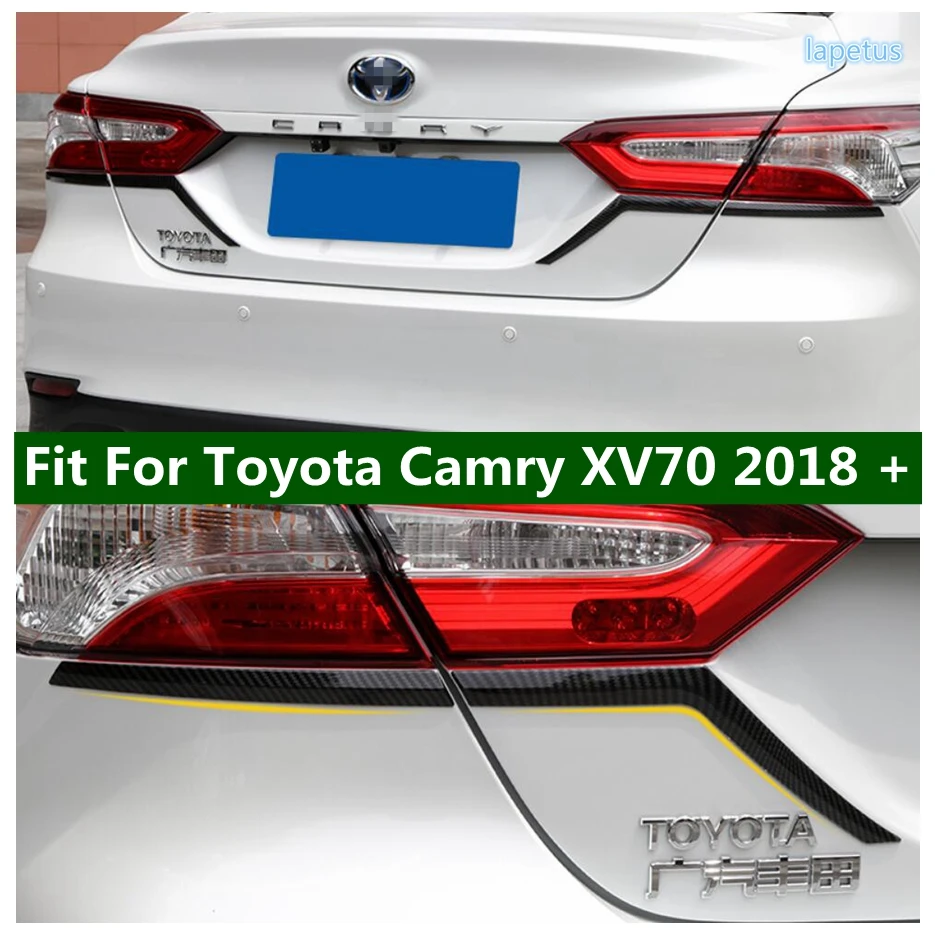 Rear Tail Lights Lamp Cover Trim Lid Eyelid Eyebrow Molding Garnish 4PCS For Toyota Camry XV70 2018 - 2020 Chrome Exterior Parts
Rear Tail Lights Lamp Cover Trim Lid Eyelid Eyebrow Molding Garnish 4PCS For Toyota Camry XV70 2018 - 2020 Chrome Exterior Parts