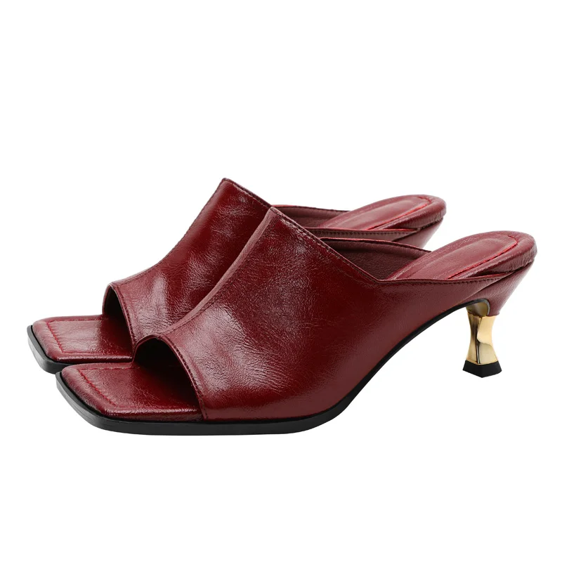 SANDRA JRR Women Heels Slippers Summer Fashoin Open Toe Sandals 6 CM Med Heels Pumps Drags Outside
SANDRA JRR Women Heels Slippers Summer Fashoin Open Toe Sandals 6 CM Med Heels Pumps Drags Outside