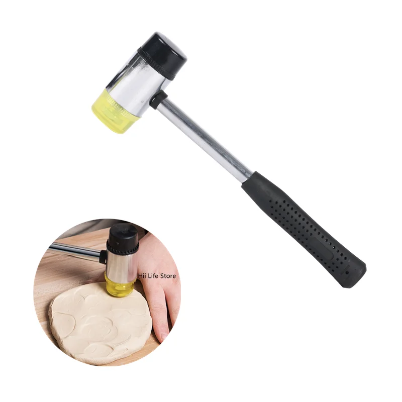 Ceramic Art Rubber Hammer Double-head Installation Hammer Knock Rubber Hammer Multifunctional Leather Hammer Hand Tool
Ceramic Art Rubber Hammer Double-head Installation Hammer Knock Rubber Hammer Multifunctional Leather Hammer Hand Tool