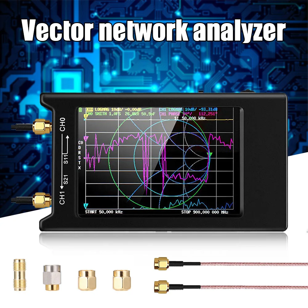 50KHz-1.5GHz Vector Network Analyzer NanoVNA-H4 4 Inch LCD Screen Antenna Analyzer L5
50KHz-1.5GHz Vector Network Analyzer NanoVNA-H4 4 Inch LCD Screen Antenna Analyzer L5