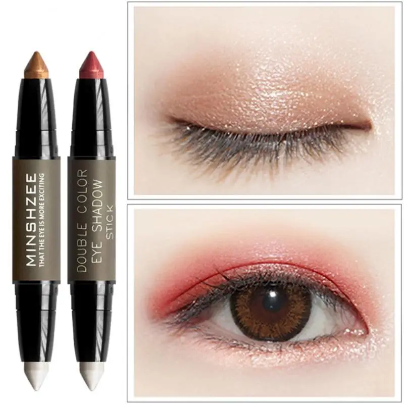 Eye Shadow Bar Slacker High Gloss Double Color Waterproof Not Dizzy Dyed Novice Stereoscopic Double Headed Eye Shadow Pen
Eye Shadow Bar Slacker High Gloss Double Color Waterproof Not Dizzy Dyed Novice Stereoscopic Double Headed Eye Shadow Pen