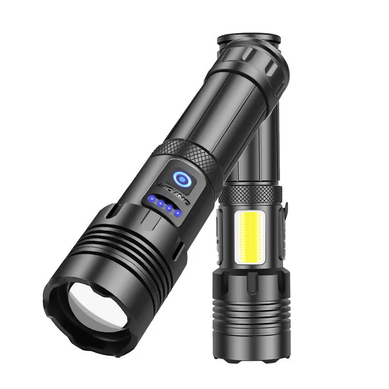 

Most Powerful XHP70.2 LED Flashlight XHP50 Rechargeable USB Zoomable Torch XHP70 18650 26650 Hunting Lamp for Camping