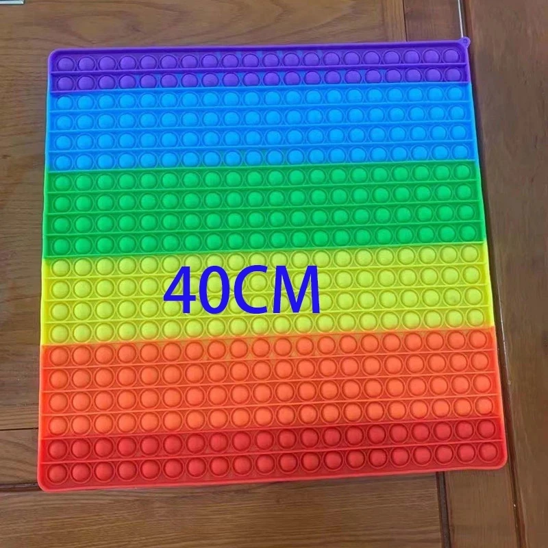 40cm Fidget Toys Push Bubble For Schoolbag Board Pendant Hot Adult Stress Relief Toy Popit Squishy Kids Anti-Stress Gift
40cm Fidget Toys Push Bubble For Schoolbag Board Pendant Hot Adult Stress Relief Toy Popit Squishy Kids Anti-Stress Gift