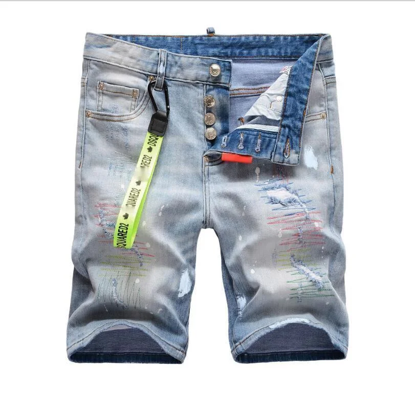 Men Light Blue Denim Shorts New Summer Holes Shorts Jeans High Quality Man Cotton Straigh Fit Denim Shorts Jeans Pants
Men Light Blue Denim Shorts New Summer Holes Shorts Jeans High Quality Man Cotton Straigh Fit Denim Shorts Jeans Pants