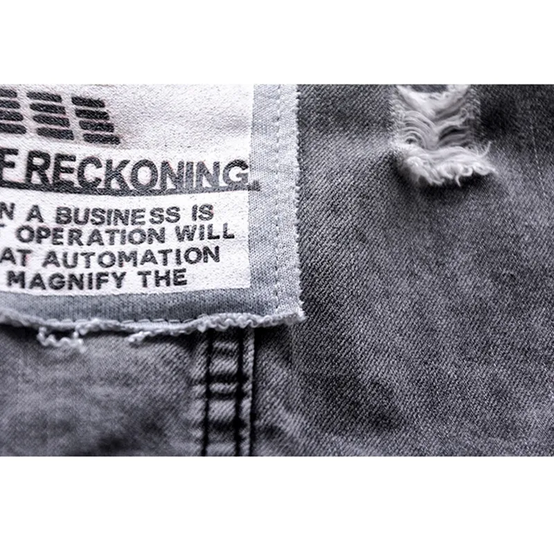 Fashion Gray Denim Vest Women Summer Casual Print Patch design Holes Jeans Vests Female Slim Waistcoat Short Sleeveless Jacket
Fashion Gray Denim Vest Women Summer Casual Print Patch design Holes Jeans Vests Female Slim Waistcoat Short Sleeveless Jacket