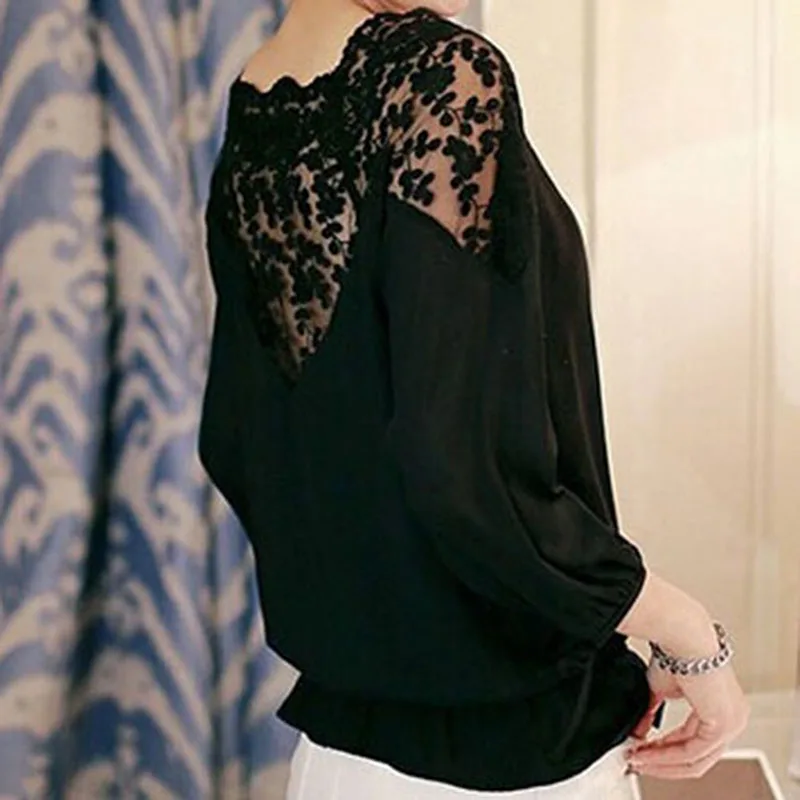 ZOGAA 2020 Lace Hollow Collar Chiffon Blouse Fashion Women Backless Three Quarter Sleeve Ladies Solid Color Cosy Tops Shirt 
ZOGAA 2020 Lace Hollow Collar Chiffon Blouse Fashion Women Backless Three Quarter Sleeve Ladies Solid Color Cosy Tops Shirt