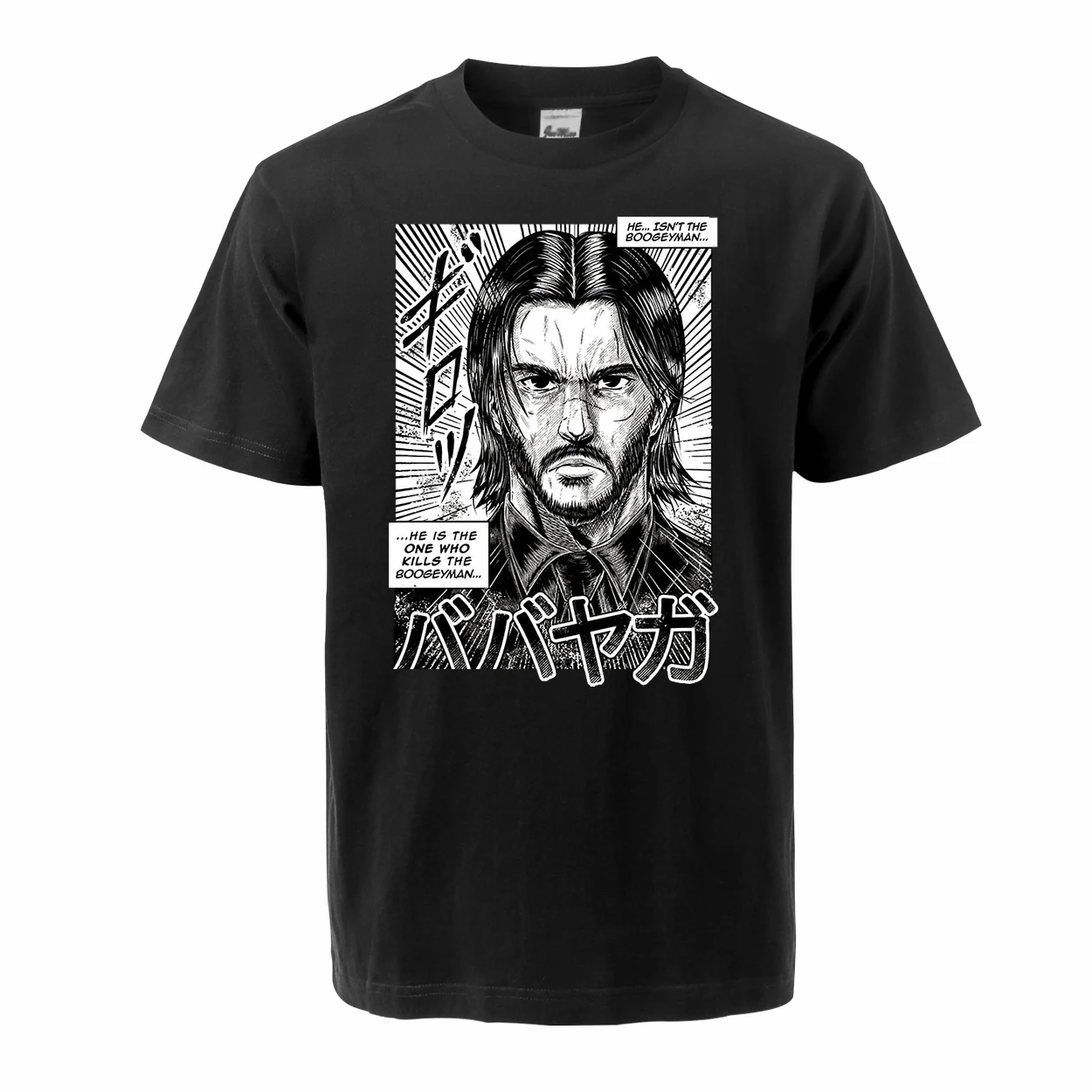 Мужская футболка с коротким рукавом Keanu Reeves Повседневная Уличная из 100% хлопка