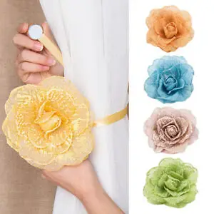 2021 New Flower Curtains Tieback Clip-on Rose Flower Tie Holder Decor Magnet Curtains Buckle Window Screening Curtain Holder
2021 New Flower Curtains Tieback Clip-on Rose Flower Tie Holder Decor Magnet Curtains Buckle Window Screening Curtain Holder