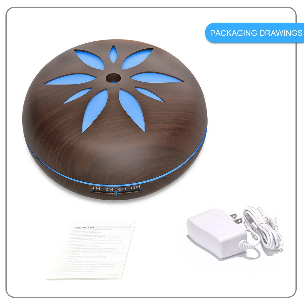 500ML Aromatherapy Essential Oil Diffuser Colorful LED Lights Wood Grain Aroma Diffuser Ultrasonic Cool Mist Air Humidifier
500ML Aromatherapy Essential Oil Diffuser Colorful LED Lights Wood Grain Aroma Diffuser Ultrasonic Cool Mist Air Humidifier