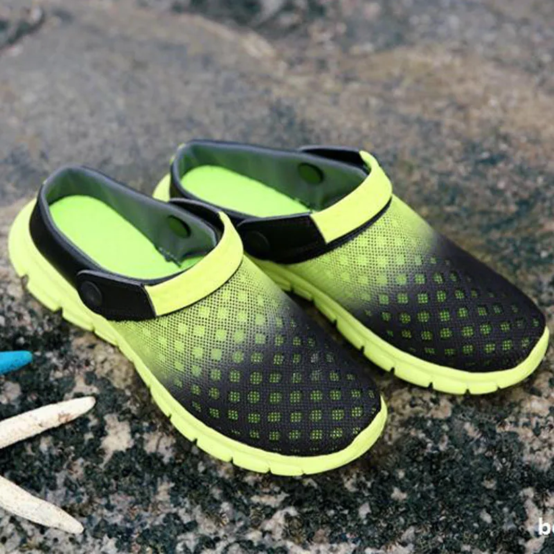 CEVABULE New Style Set Foot Sandals Hole Lazy Slippers Summer Men's Mesh Slippers Casual Breathable Couple Beach Shoes LCH
CEVABULE New Style Set Foot Sandals Hole Lazy Slippers Summer Men's Mesh Slippers Casual Breathable Couple Beach Shoes LCH