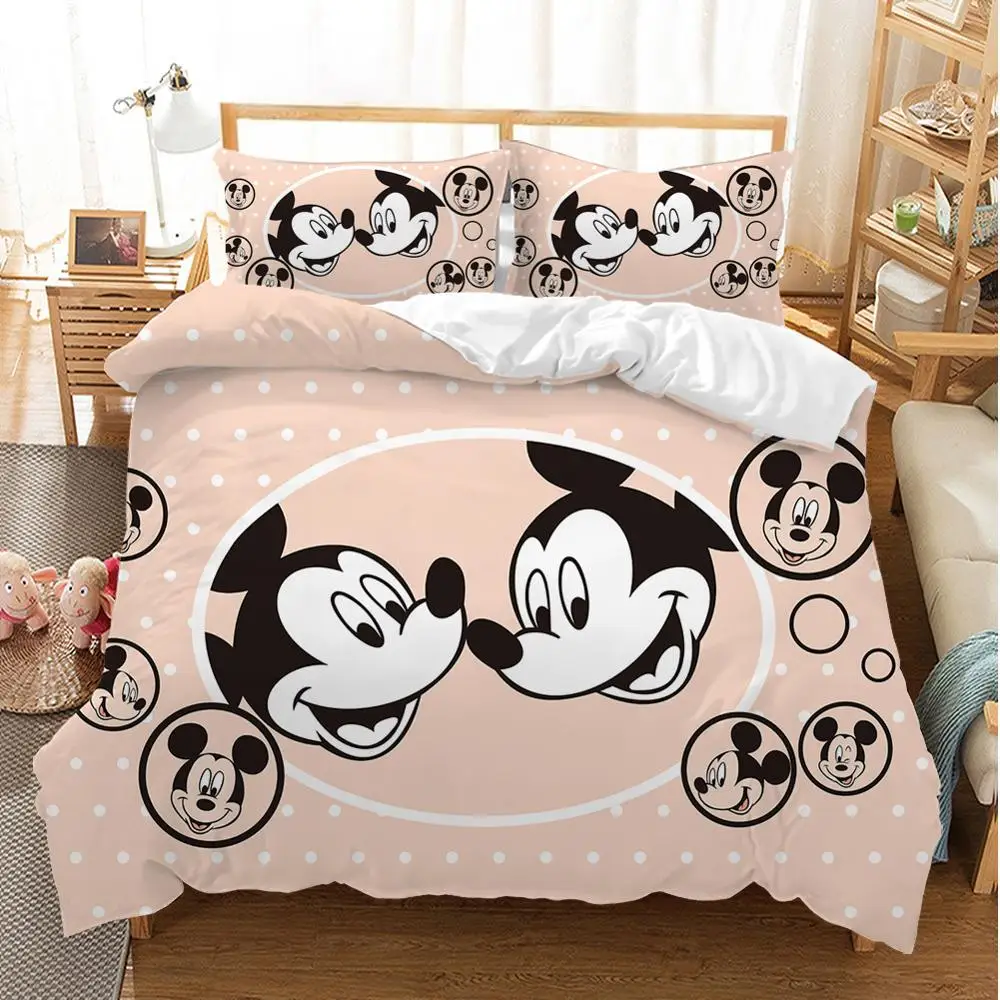 Disney Mickey Minnie 3D Printed Bedding White Black Bedroom Decoration Duvet Quilt Cover Pillowcase Adult Children Home Textile
Disney Mickey Minnie 3D Printed Bedding White Black Bedroom Decoration Duvet Quilt Cover Pillowcase Adult Children Home Textile