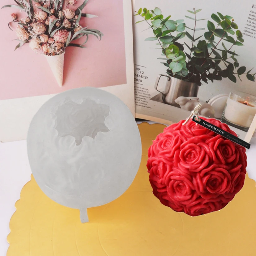 Rose Silicone Mold Candle Sugarcraft Cupcake Baking Mold Resin Tools Fondant Cake Decorating Tools
Rose Silicone Mold Candle Sugarcraft Cupcake Baking Mold Resin Tools Fondant Cake Decorating Tools