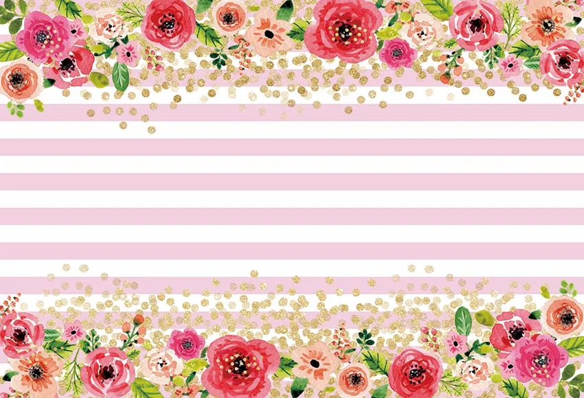 Flowers Backdrop Pink White Stripes Decoration Birthday Photographic Studio Photo Background Baby Shower Photo Banner Props
Flowers Backdrop Pink White Stripes Decoration Birthday Photographic Studio Photo Background Baby Shower Photo Banner Props