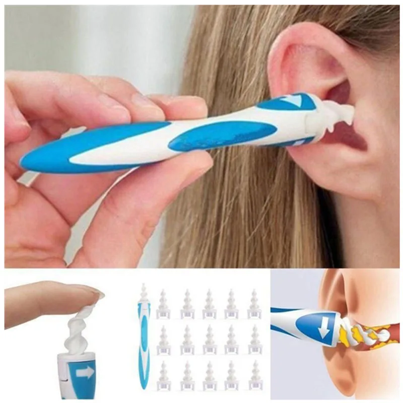 Cleaner Removal Easy Swab Soft Head Clean Ears Machine Spiral Soft Safe Earpick Tools Include 15PCS Replacement Heads
Cleaner Removal Easy Swab Soft Head Clean Ears Machine Spiral Soft Safe Earpick Tools Include 15PCS Replacement Heads