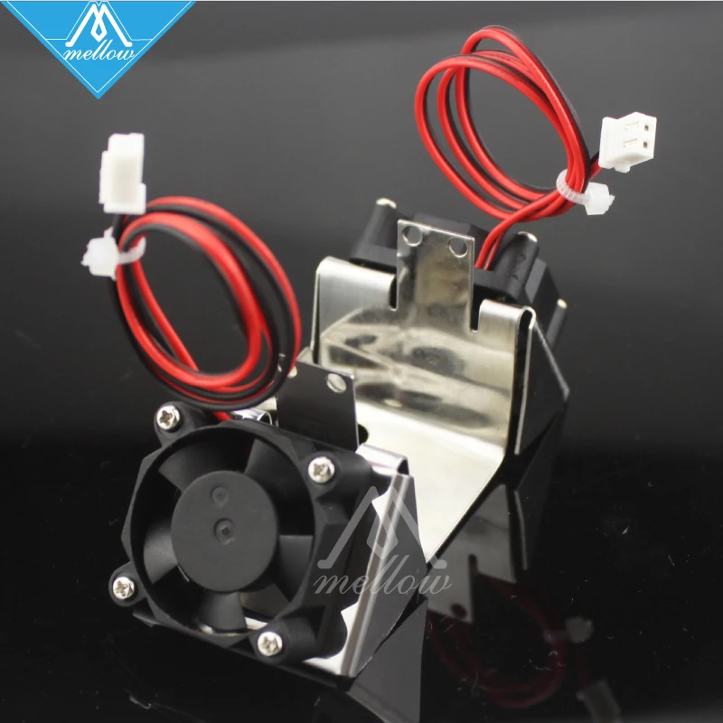 3D printer Ultimaker 2 + UM2 Dual Heads Extruder Hotend Stainless Steel Dual Fan Bracket Fans for Olsson block kit
3D printer Ultimaker 2 + UM2 Dual Heads Extruder Hotend Stainless Steel Dual Fan Bracket Fans for Olsson block kit