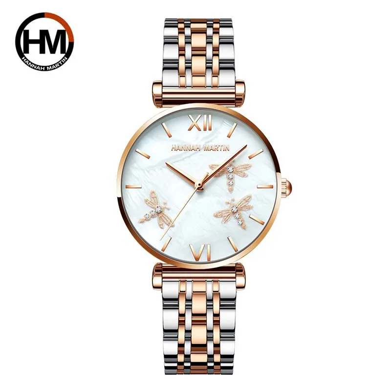 Women's Watch Fashion Dragonfly Automatic Watch Japanese Movement Stainless Steel Pearl Shell Watch Relojes Para Mujer New 2021 
Women's Watch Fashion Dragonfly Automatic Watch Japanese Movement Stainless Steel Pearl Shell Watch Relojes Para Mujer New 2021