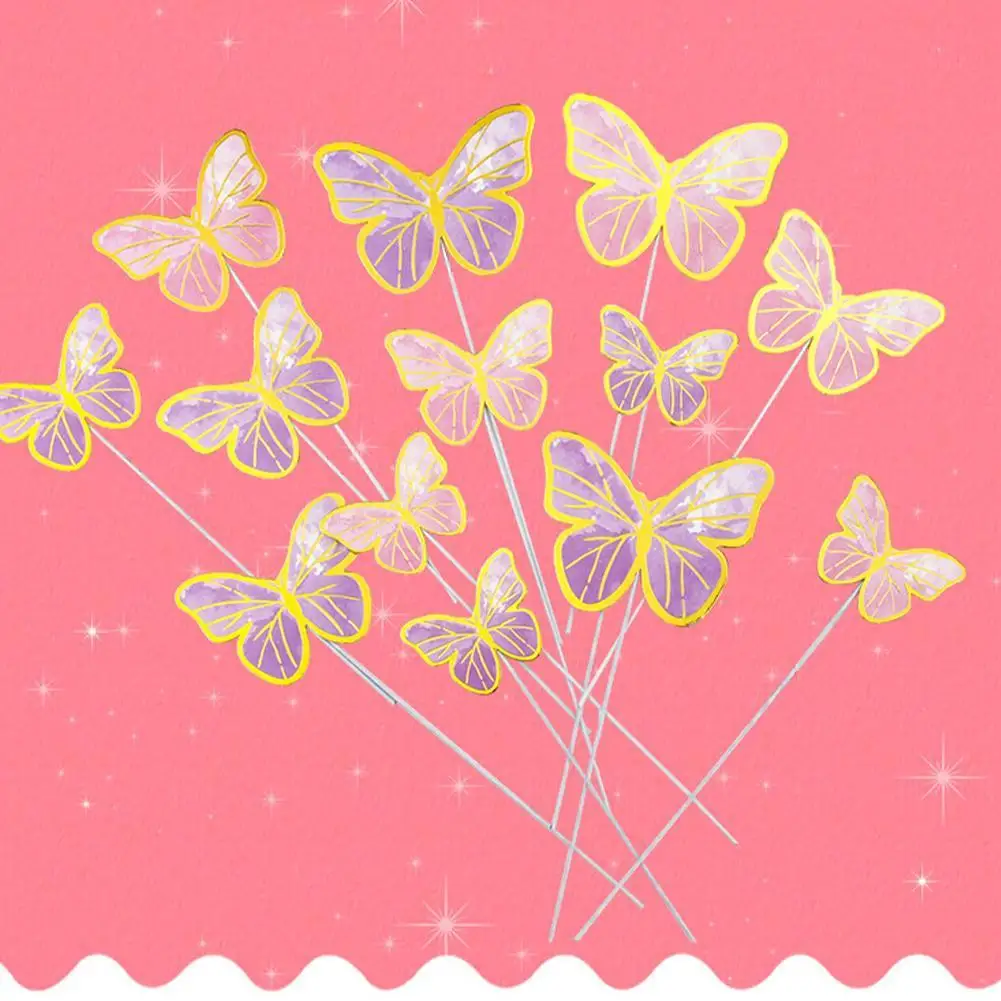 10Pcs/Set Butterfly Cake Toppers Happy Birthday Cake Wedding Baking Party Decoration Supplies Party Pick Cake Painted R1X3
10Pcs/Set Butterfly Cake Toppers Happy Birthday Cake Wedding Baking Party Decoration Supplies Party Pick Cake Painted R1X3