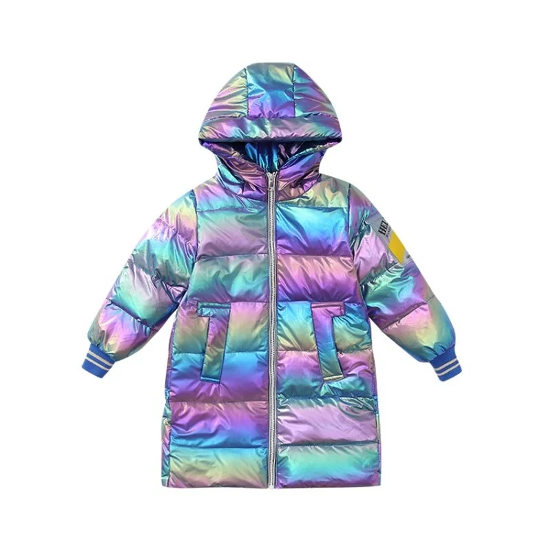 Long Colorful Hooded Zipper Cotton Parkas Elastic Cuffs Outerwear for Baby Girls Winter Korea Children Clothing Kids Coat 3-14 Y
Long Colorful Hooded Zipper Cotton Parkas Elastic Cuffs Outerwear for Baby Girls Winter Korea Children Clothing Kids Coat 3-14 Y