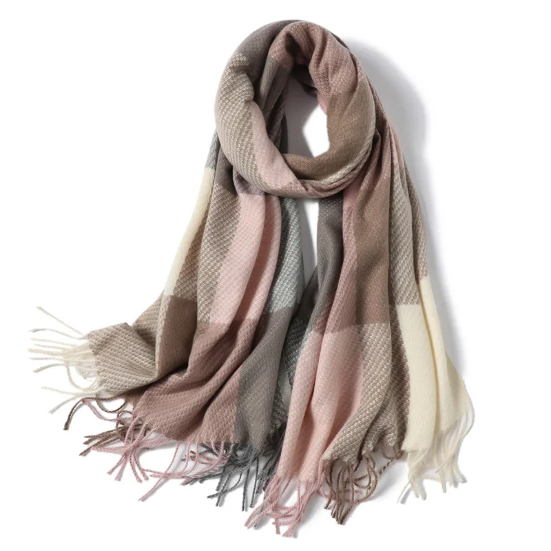 Plaid Long Scarf Winter Warm Cashmere Women Pashmina Foulard Bandana Scarves Female Luxury Tassel Shawl Wraps 2021 New
Plaid Long Scarf Winter Warm Cashmere Women Pashmina Foulard Bandana Scarves Female Luxury Tassel Shawl Wraps 2021 New