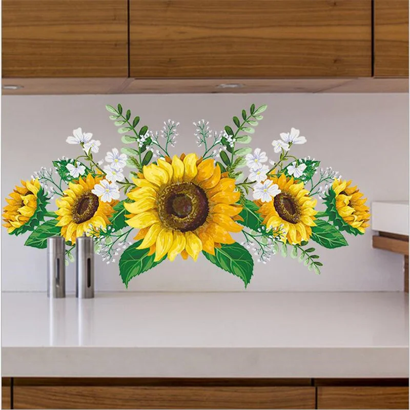 1PCS Removable Sunflower Wall Sticker Kitchen Waterproof Decals Wall stickers For Kids Room Living Room Bedroom Home Decoration
1PCS Removable Sunflower Wall Sticker Kitchen Waterproof Decals Wall stickers For Kids Room Living Room Bedroom Home Decoration