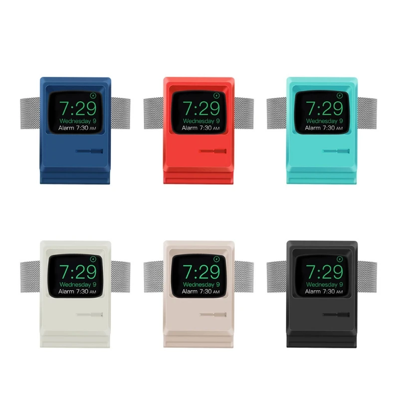 Silicone Retro Style Desk Watch Stand Holder Monitor Design Charging Stand
Silicone Retro Style Desk Watch Stand Holder Monitor Design Charging Stand