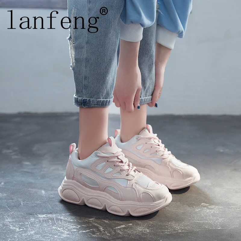 Women Autumn Winter Thick Bottom Daddy Shoes New Casual Round Toe Breathable Outdoor Lady Sneakers Lightweight Walking Shoes
Women Autumn Winter Thick Bottom Daddy Shoes New Casual Round Toe Breathable Outdoor Lady Sneakers Lightweight Walking Shoes