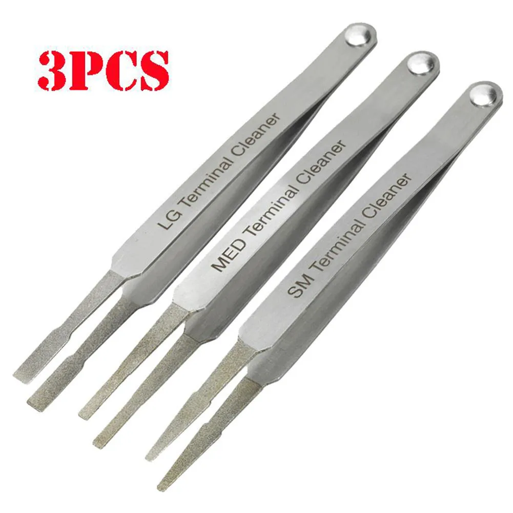 Pin Cleaning Tool Tweezer Spade 3pcs Electric Terminal Cleaner For Cleaning Flat
Pin Cleaning Tool Tweezer Spade 3pcs Electric Terminal Cleaner For Cleaning Flat