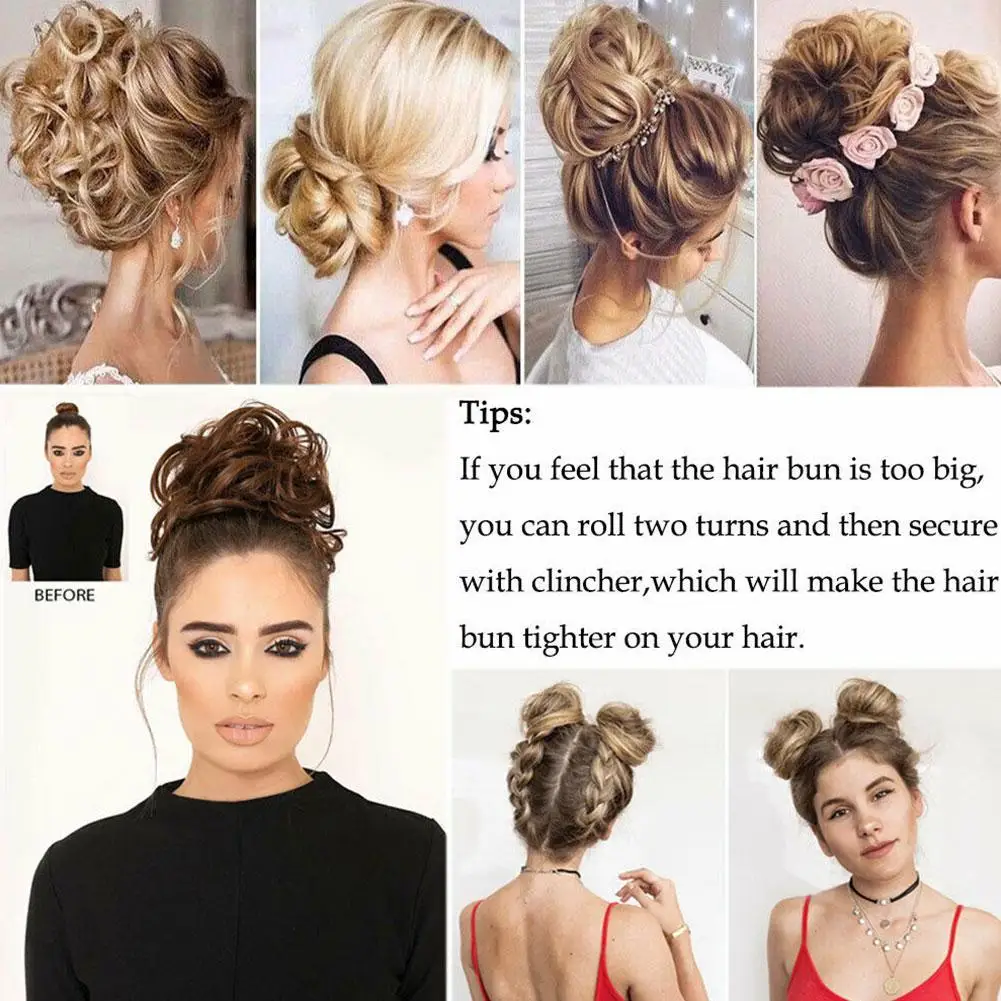 Wig Extension Wavy Curly Hair Messy Donut Extension Ring Ring Ball Head Hair Coil Ring Hair Fluffy Hair Bridal Pack Wig R0W8
Wig Extension Wavy Curly Hair Messy Donut Extension Ring Ring Ball Head Hair Coil Ring Hair Fluffy Hair Bridal Pack Wig R0W8