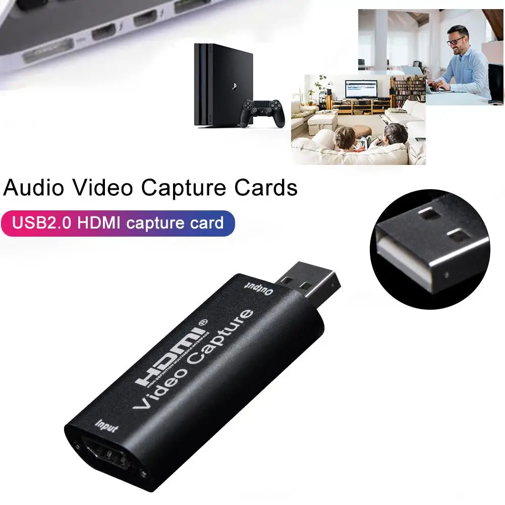 Hdmi аудио видео карты захвата HDMI к USB 1080p Запись видеокамеры для игры DVD видеокамера